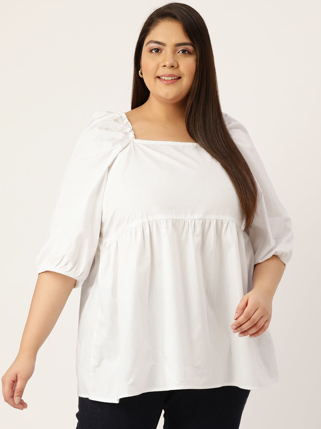 Elegant Plus Size Women Casual Top