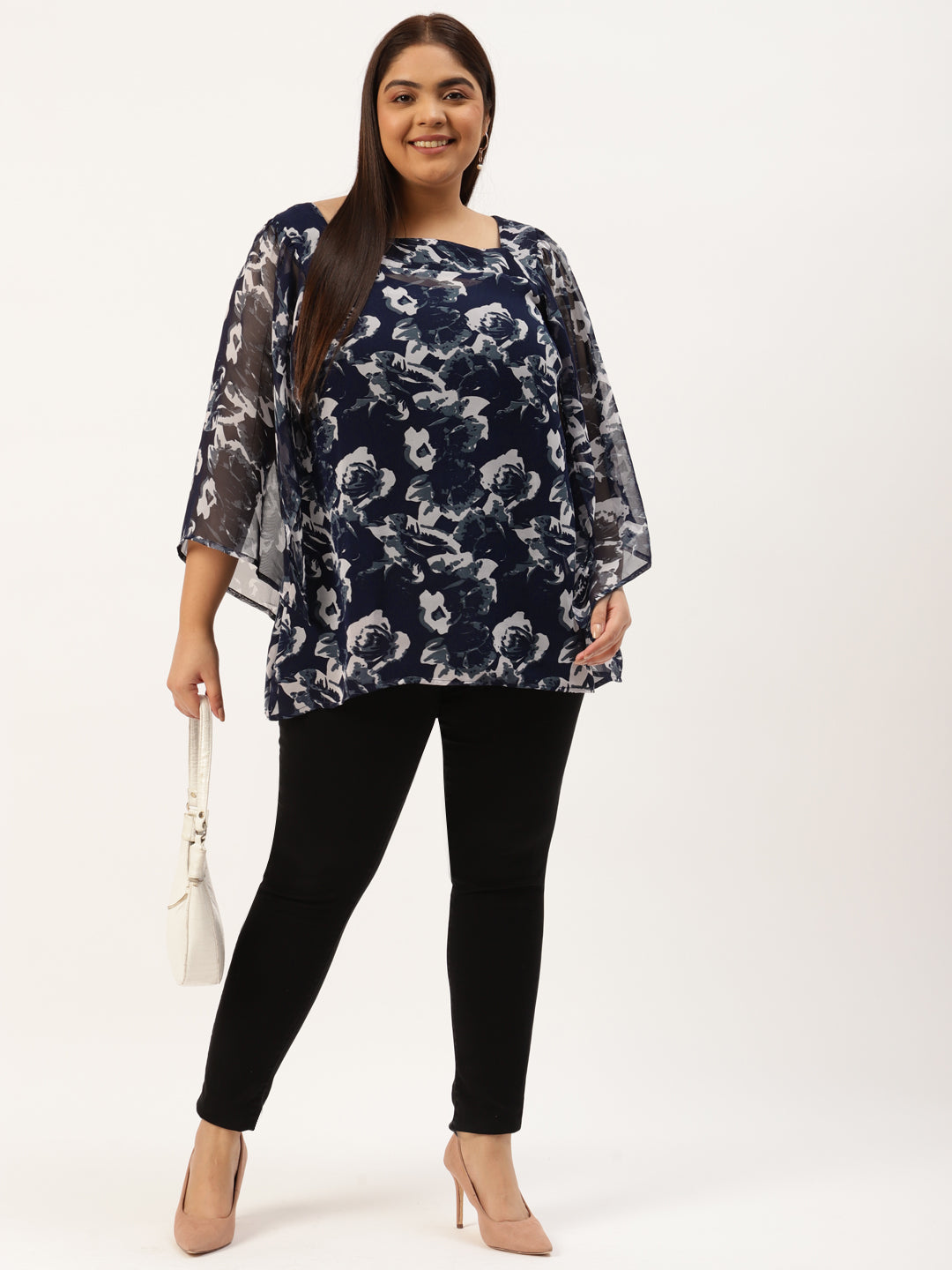 Plus Size A-Line Georgette Top