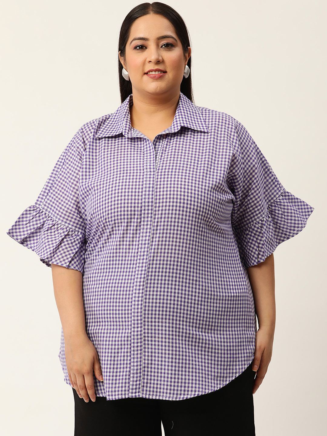 Elegant Plus Size Women Casual Top