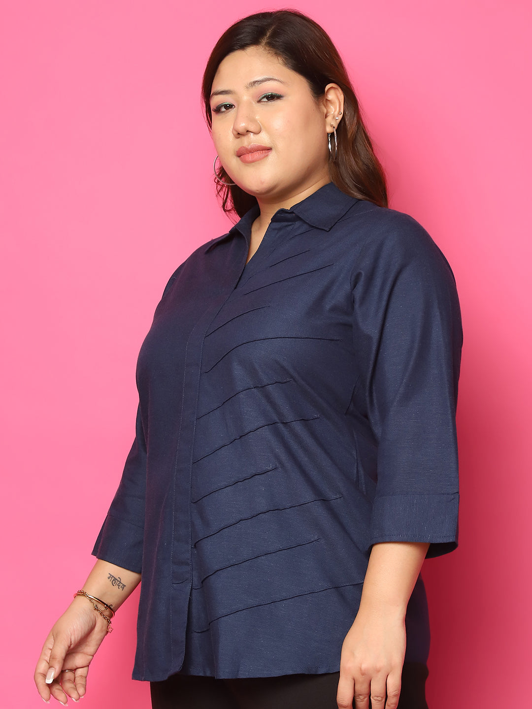 Elegant Plus Size Women Casual Top