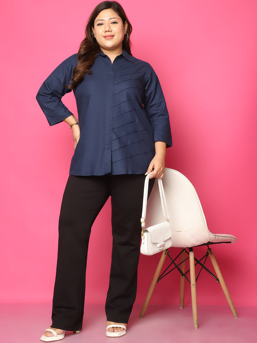 Elegant Plus Size Women Casual Top