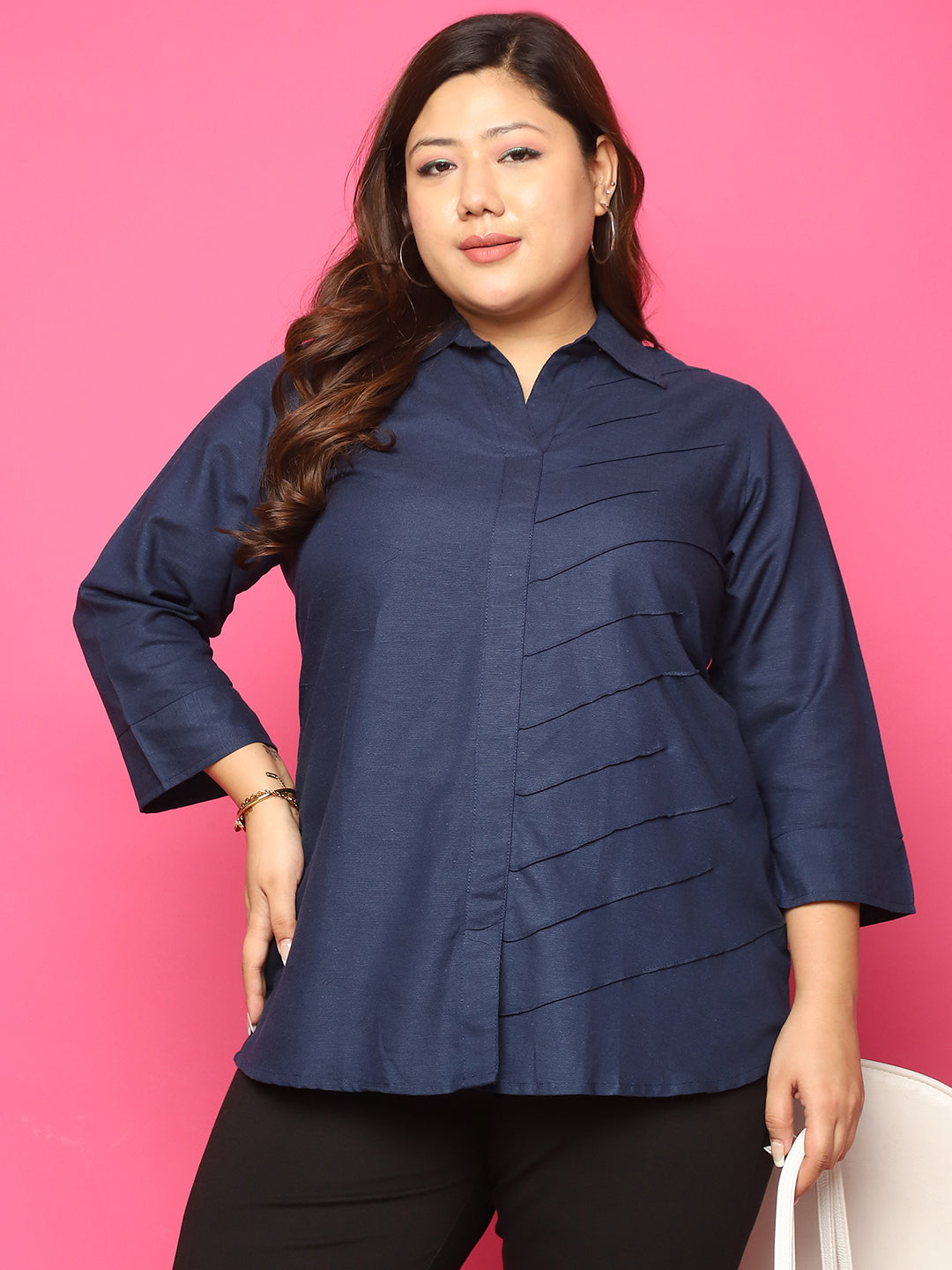 Elegant Plus Size Women Casual Top
