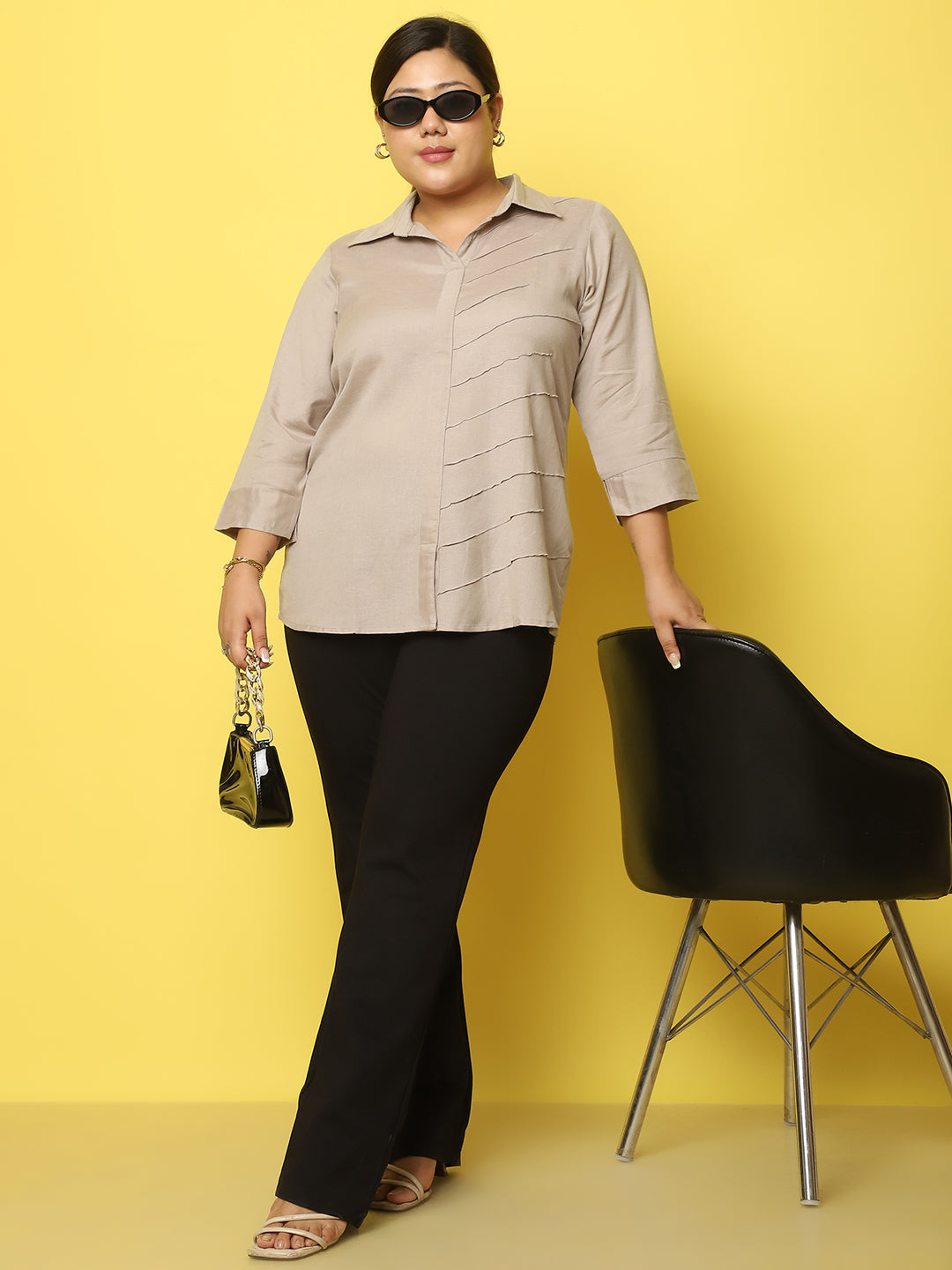 Elegant Plus Size Women Casual Top