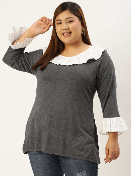 Classic Plus Size Casual Top for Women