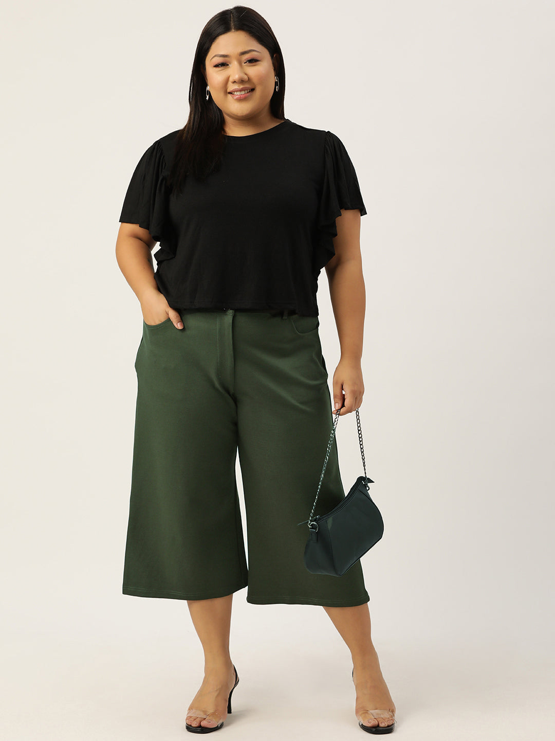 Chic Plus Size Women’s Casual Wear Trouser