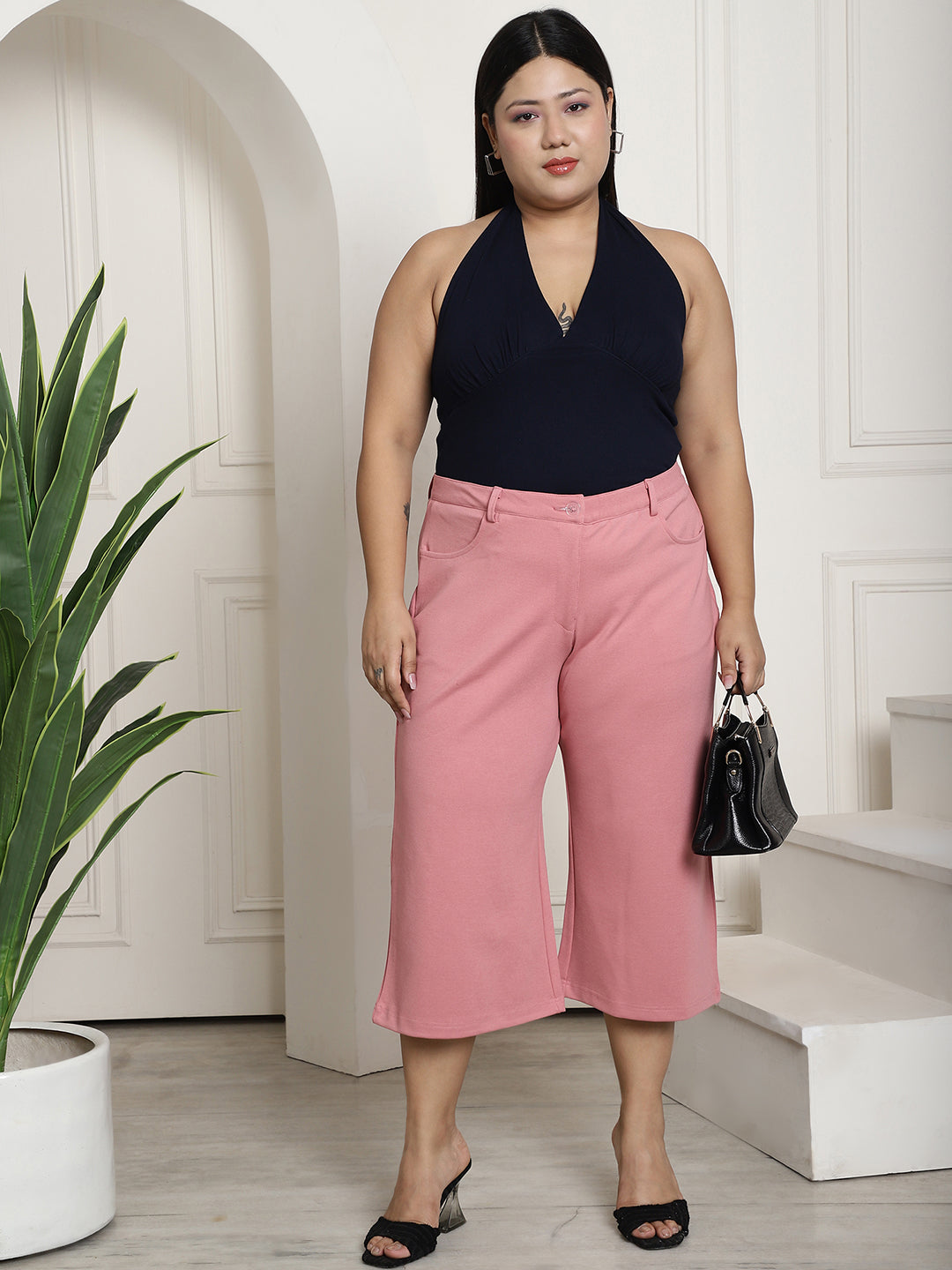 Chic Plus Size Women’s Casual Wear Trouser