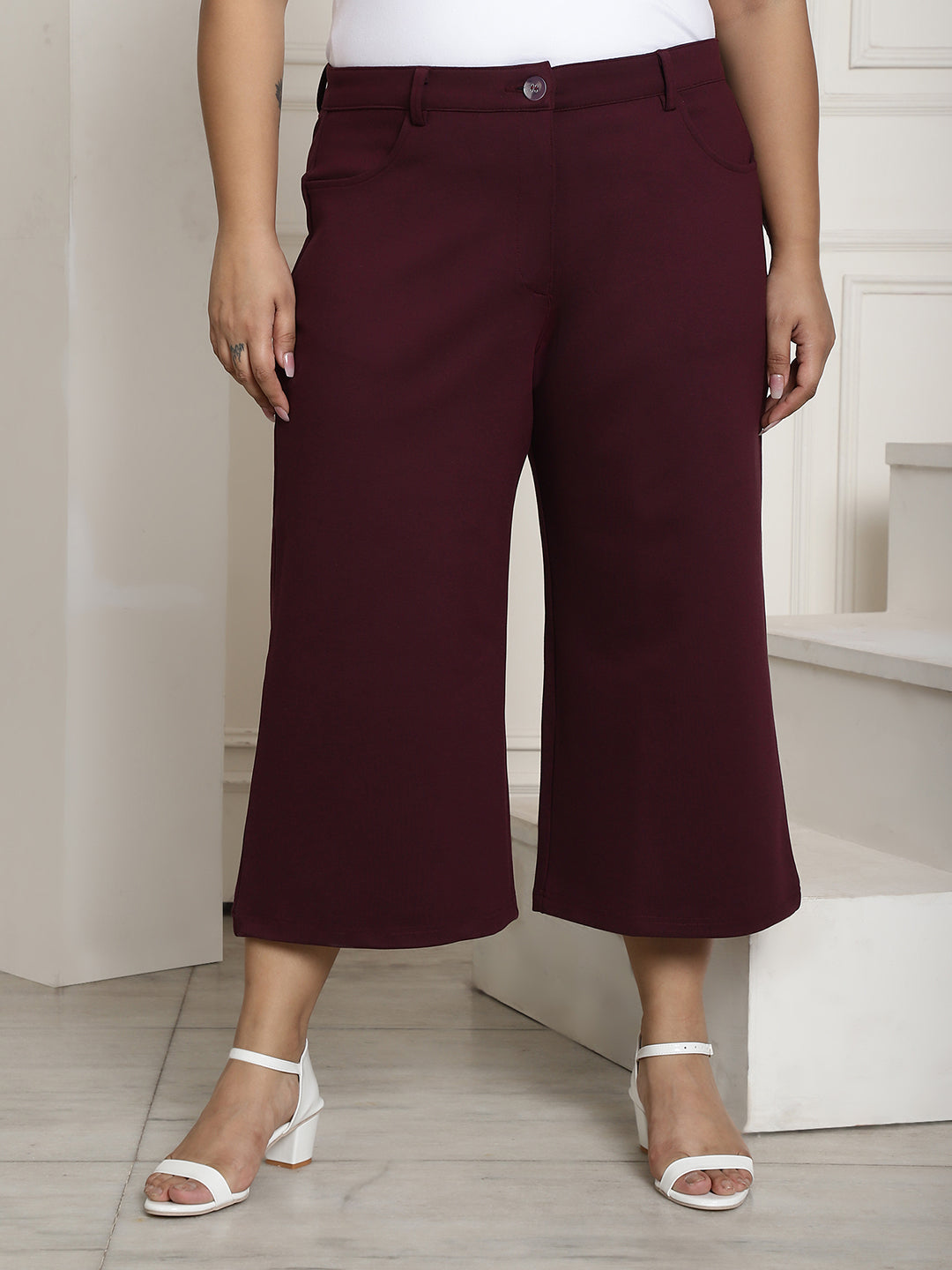 Chic Plus Size Women’s Casual Wear Trouser