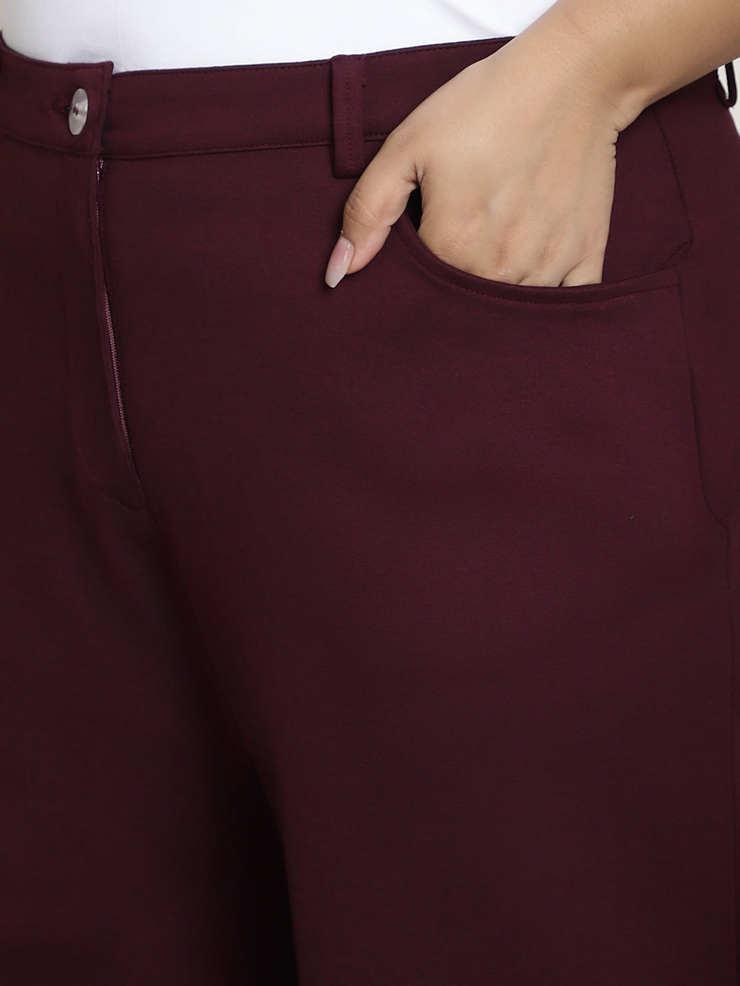 Chic Plus Size Women’s Casual Wear Trouser