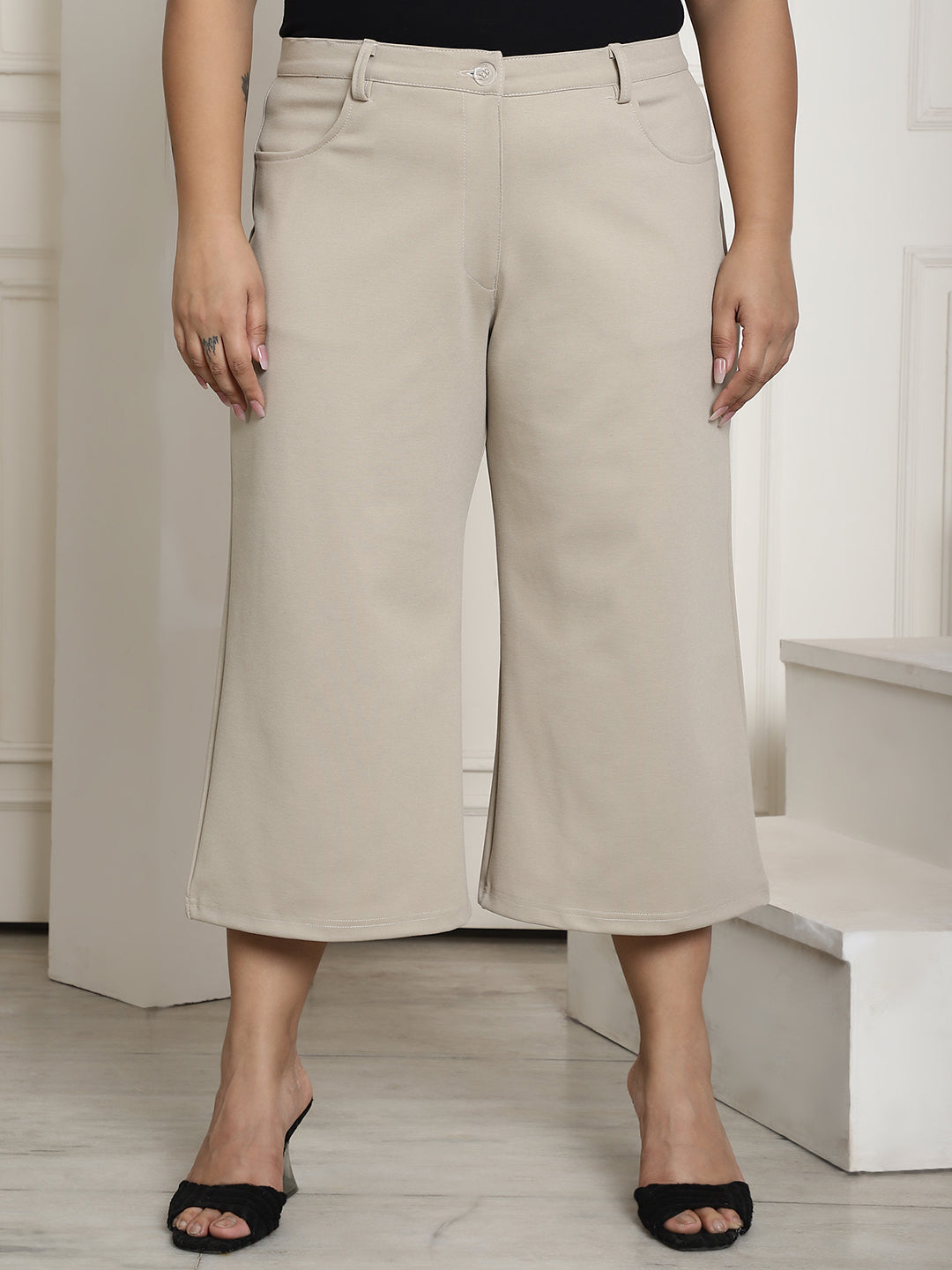 Chic Plus Size Women’s Casual Wear Trouser