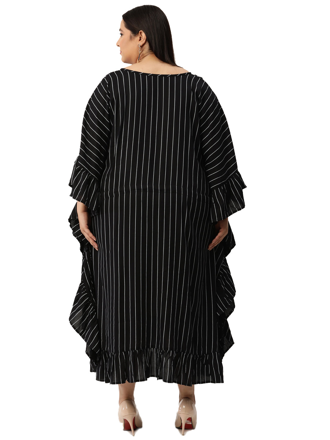 Plus Size Kaftan Midi Dress