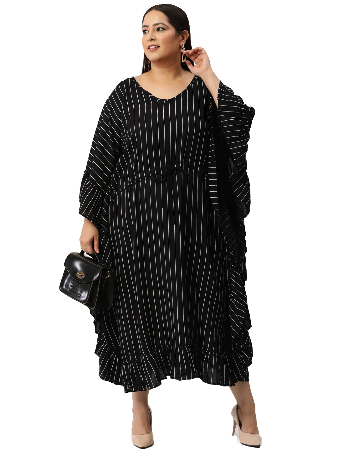 Plus Size Kaftan Midi Dress