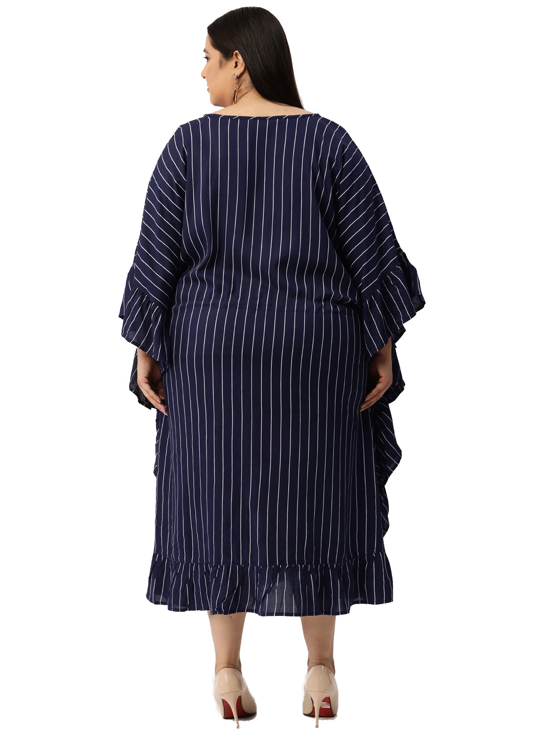 Plus Size Kaftan Midi Dress