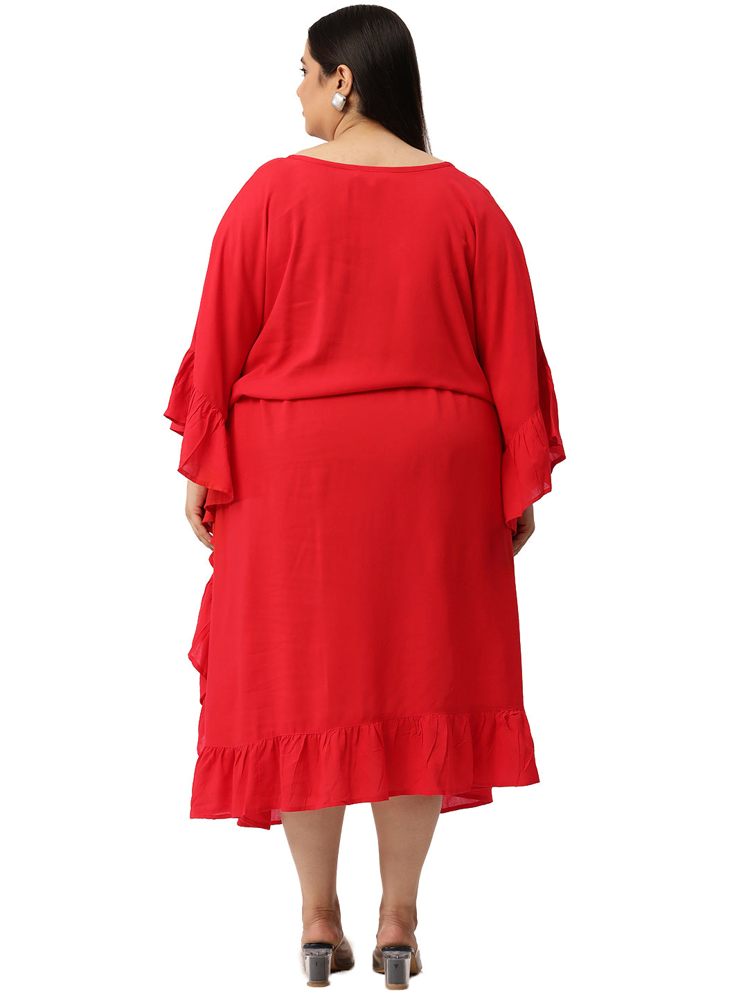 Plus Size Kaftan Midi Dress