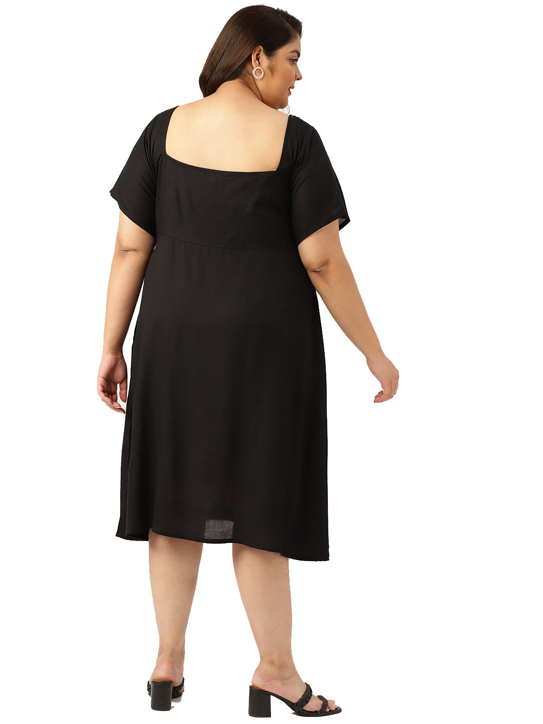 Plus Size Party Wear Midi Dress