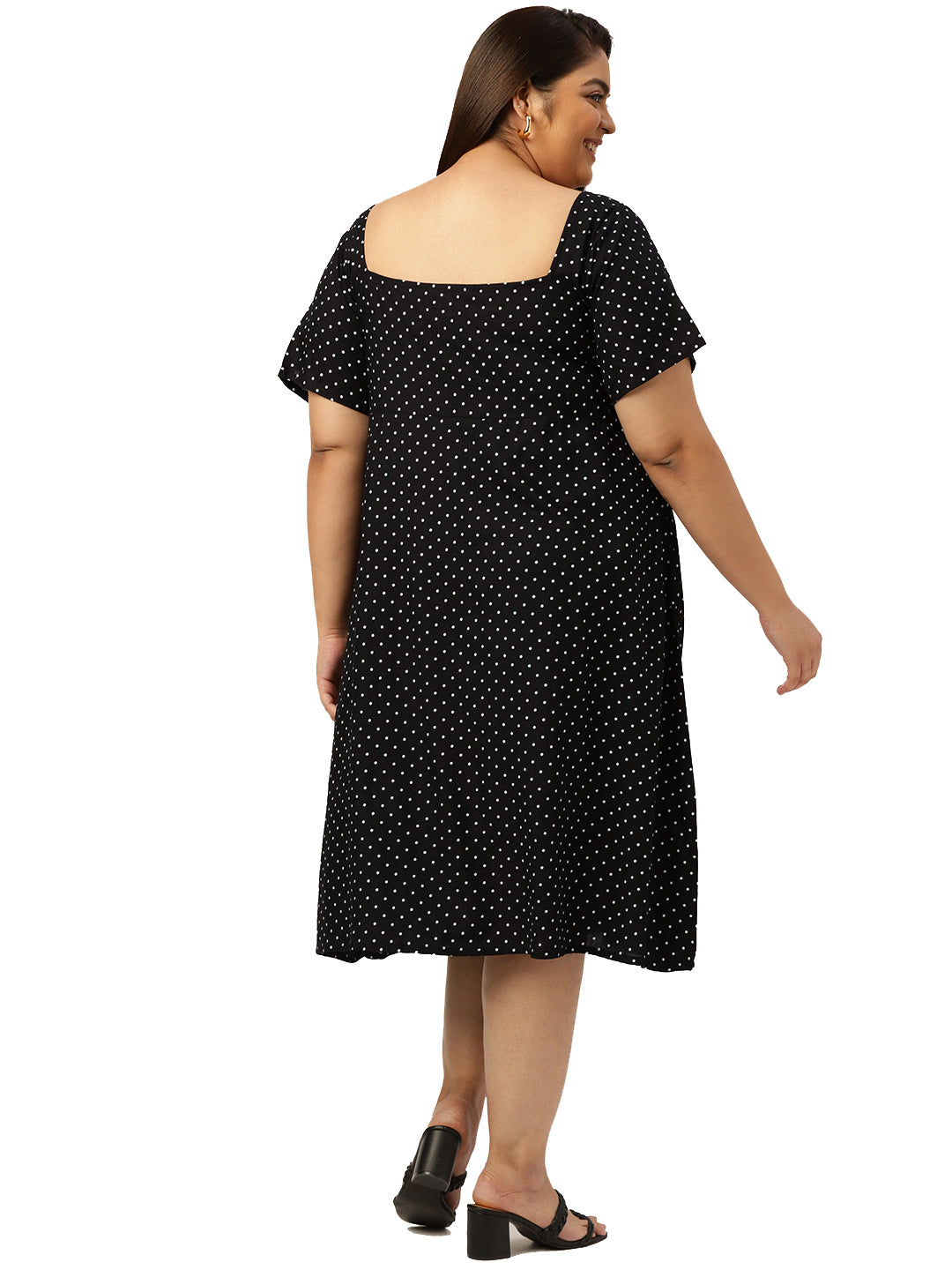 Plus Size Party Wear Midi Dress