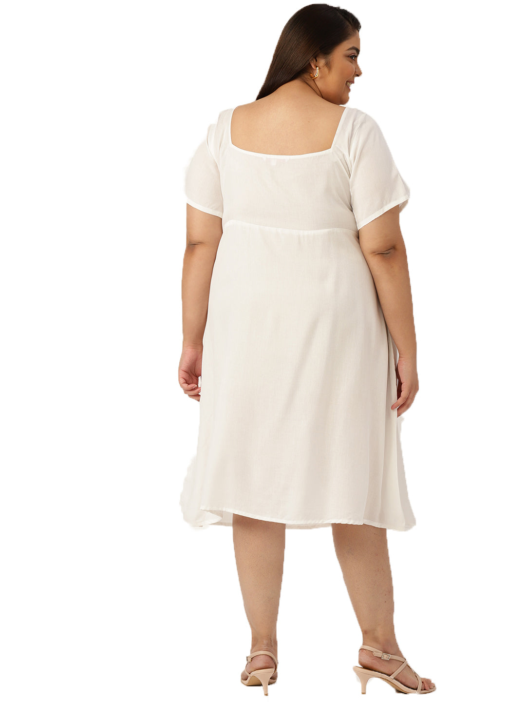 Plus Size Party Wear Midi Dress
