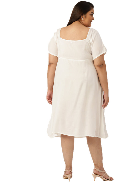 Plus Size Party Wear Midi Dress