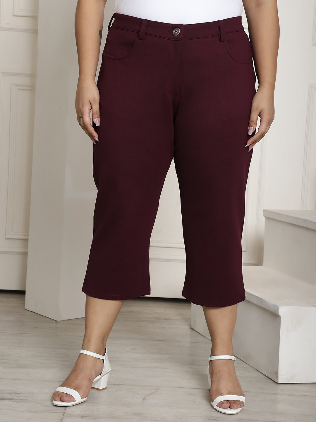 Chic Plus Size Women’s Casual Wear Trouser