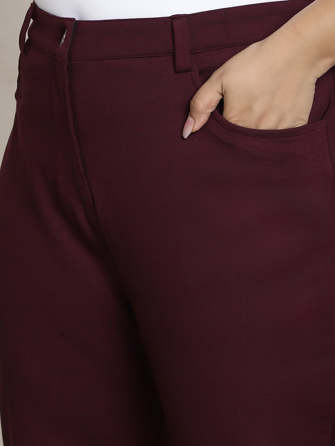 Chic Plus Size Women’s Casual Wear Trouser