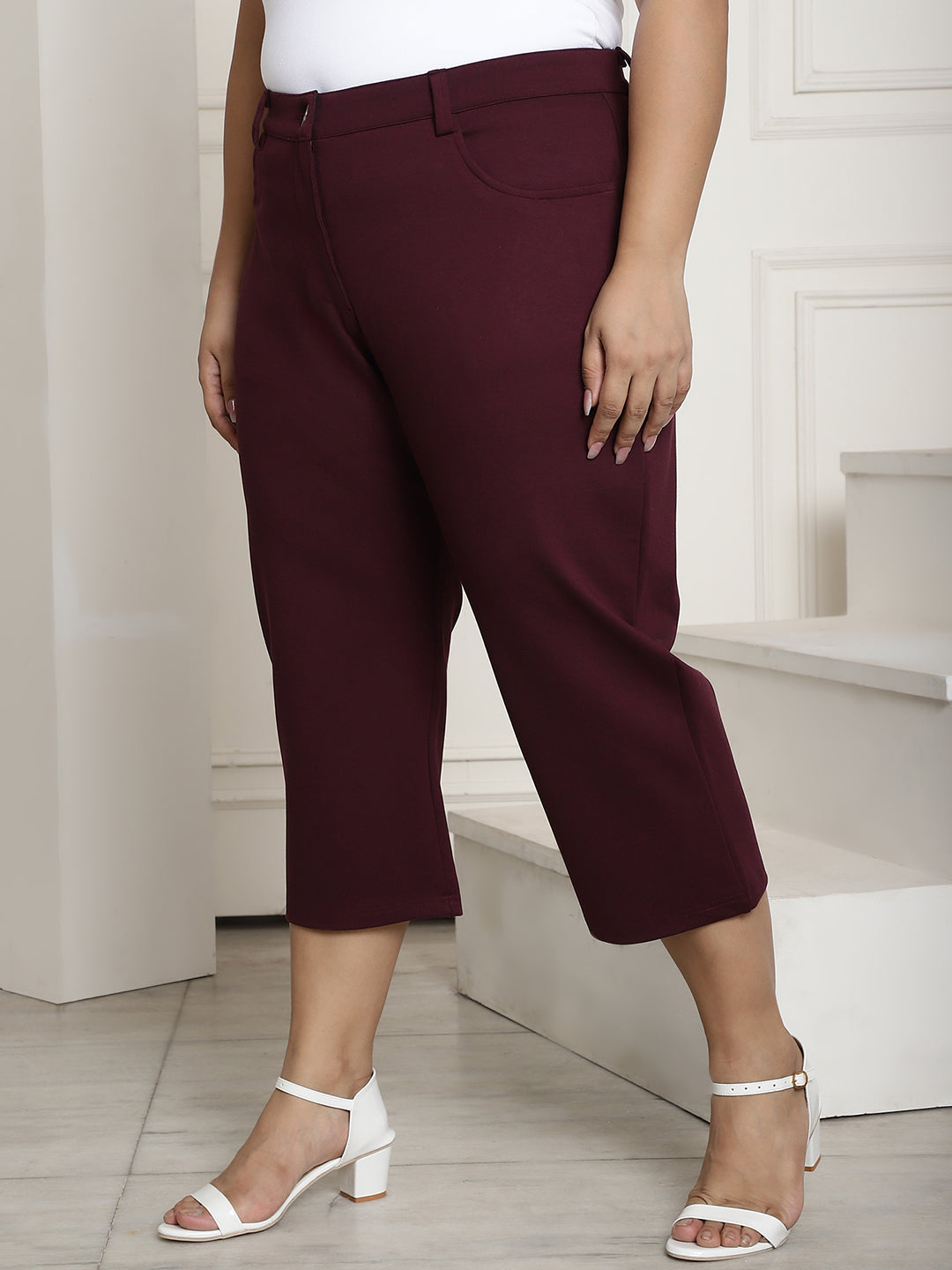 Chic Plus Size Women’s Casual Wear Trouser