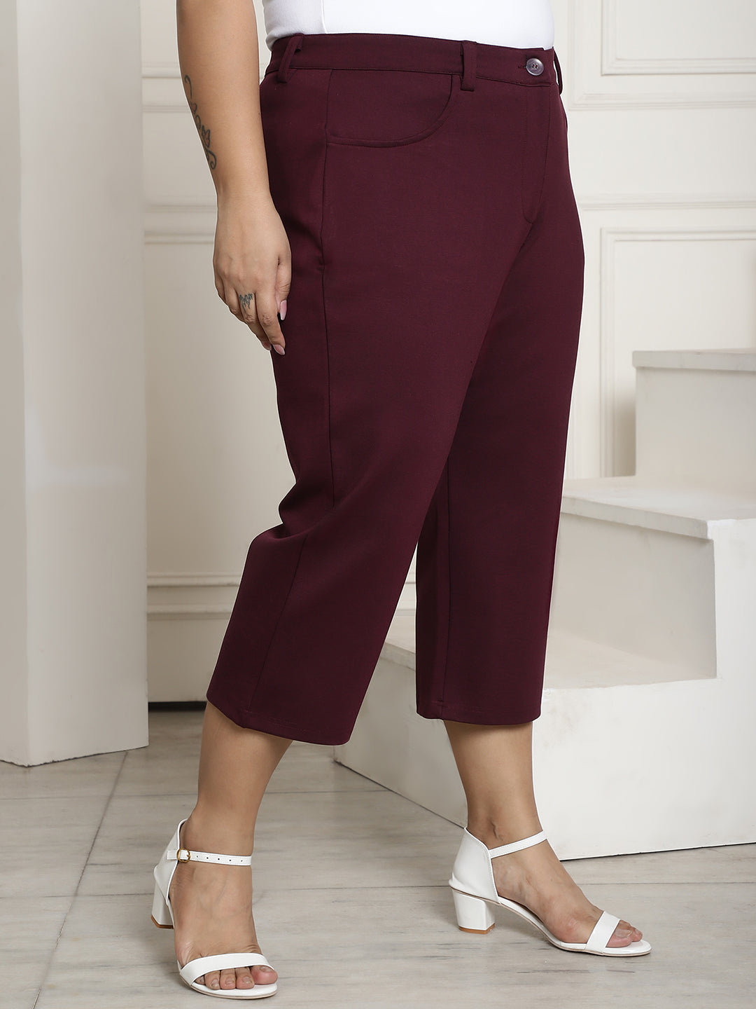 Chic Plus Size Women’s Casual Wear Trouser