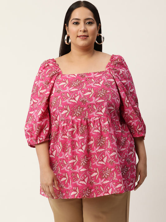 Elegant Plus Size Women Casual Top