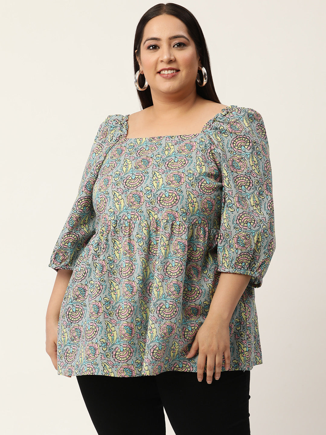Elegant Plus Size Women Casual Top