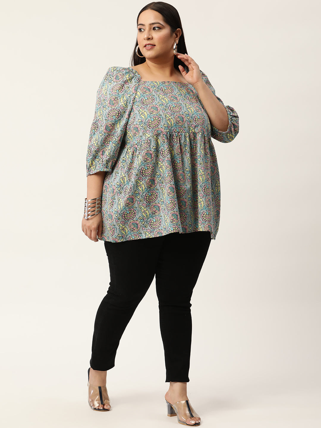 Elegant Plus Size Women Casual Top