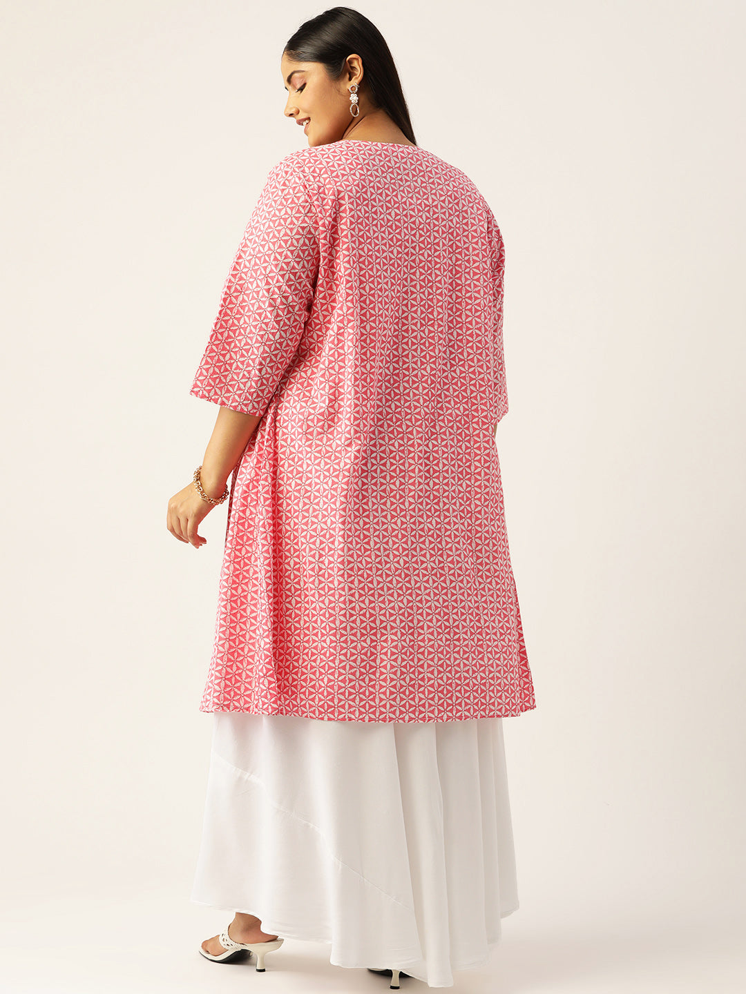 Plus Size Maxi Dress with Shrug