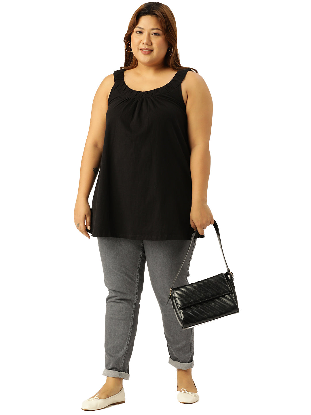 Classic Plus Size Casual Top for Women