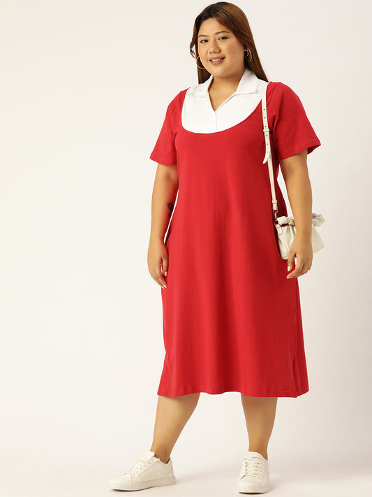 Comfort Fit Plus Size Women’s Casual Dress