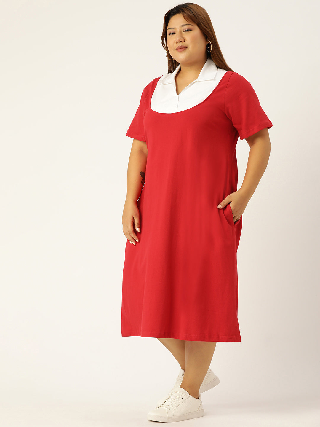 Comfort Fit Plus Size Women’s Casual Dress