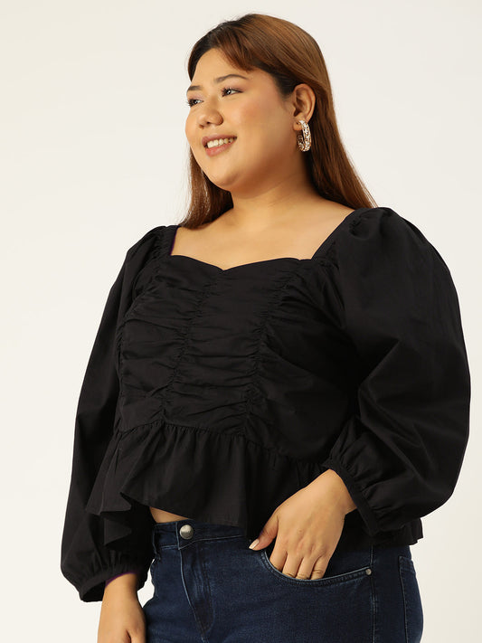 Elegant Plus Size Women Casual Top