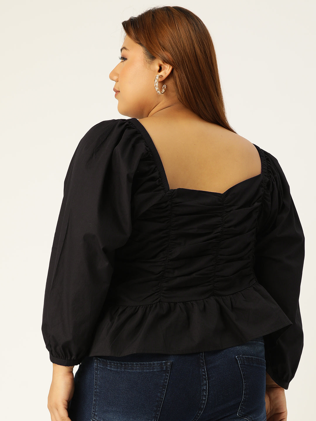 Elegant Plus Size Women Casual Top