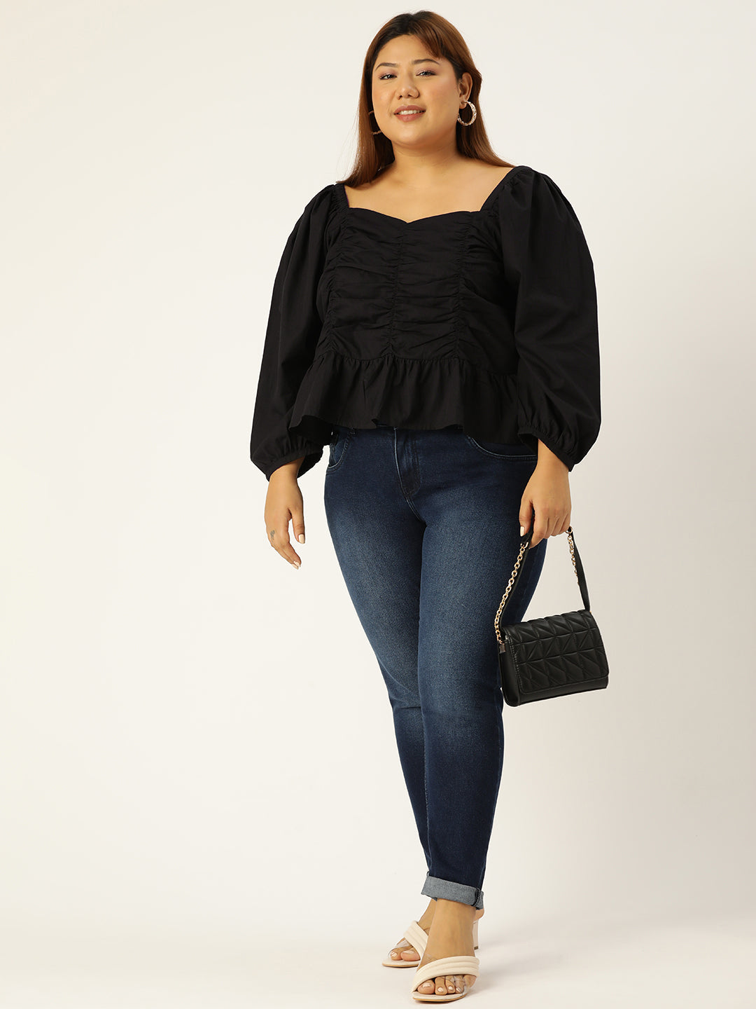 Elegant Plus Size Women Casual Top