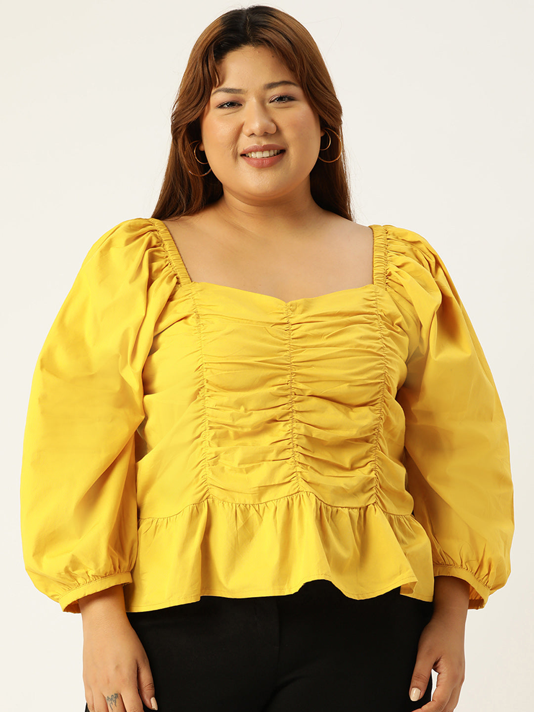 Elegant Plus Size Women Casual Top