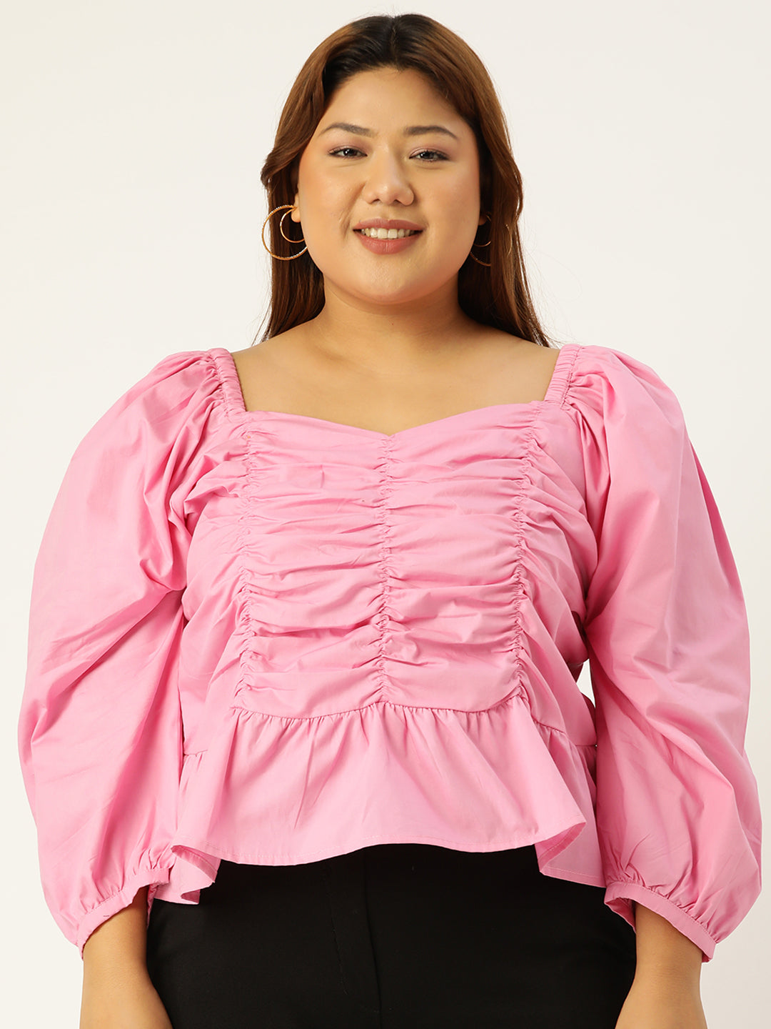 Elegant Plus Size Women Casual Top