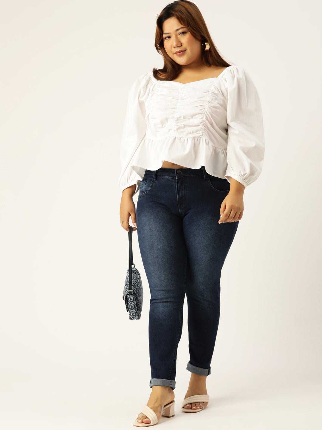 Elegant Plus Size Women Casual Top