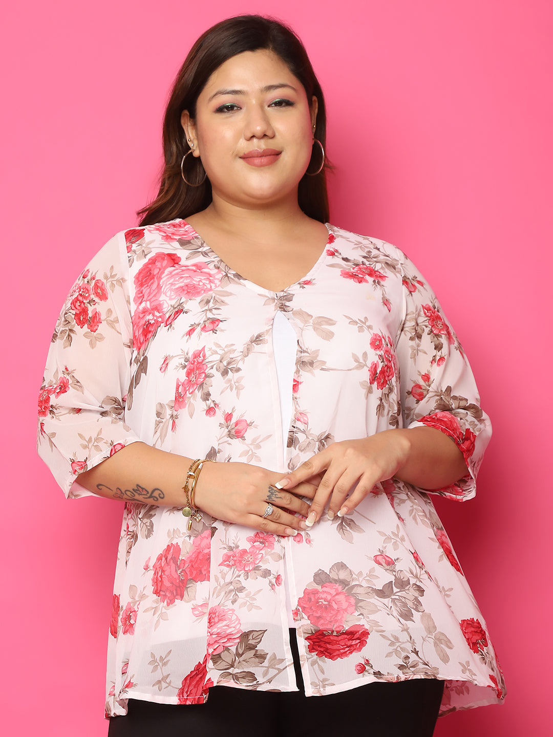 Comfort Fit Plus Size Women’s Casual Top
