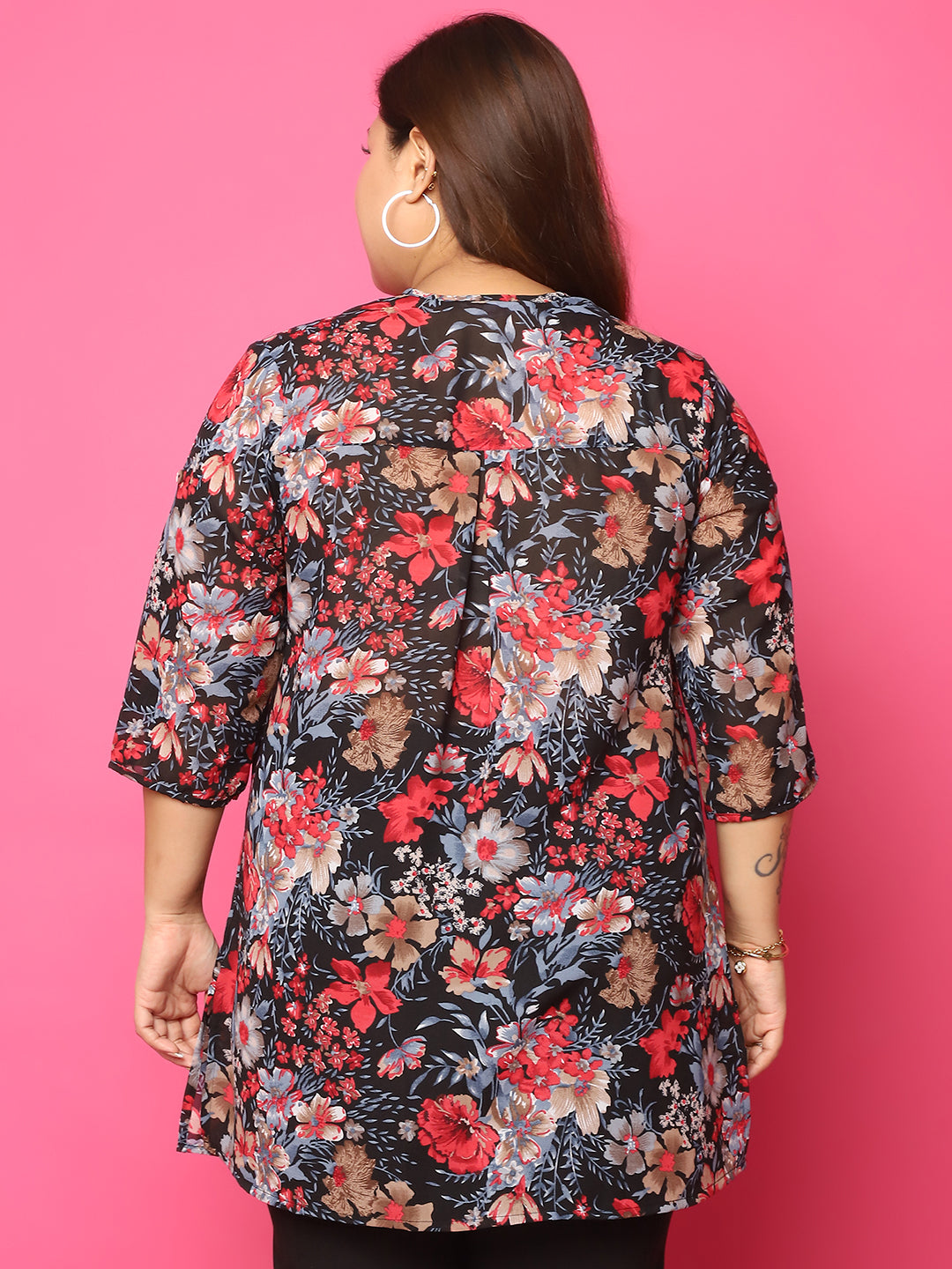 Plus Size Georgette Shirt