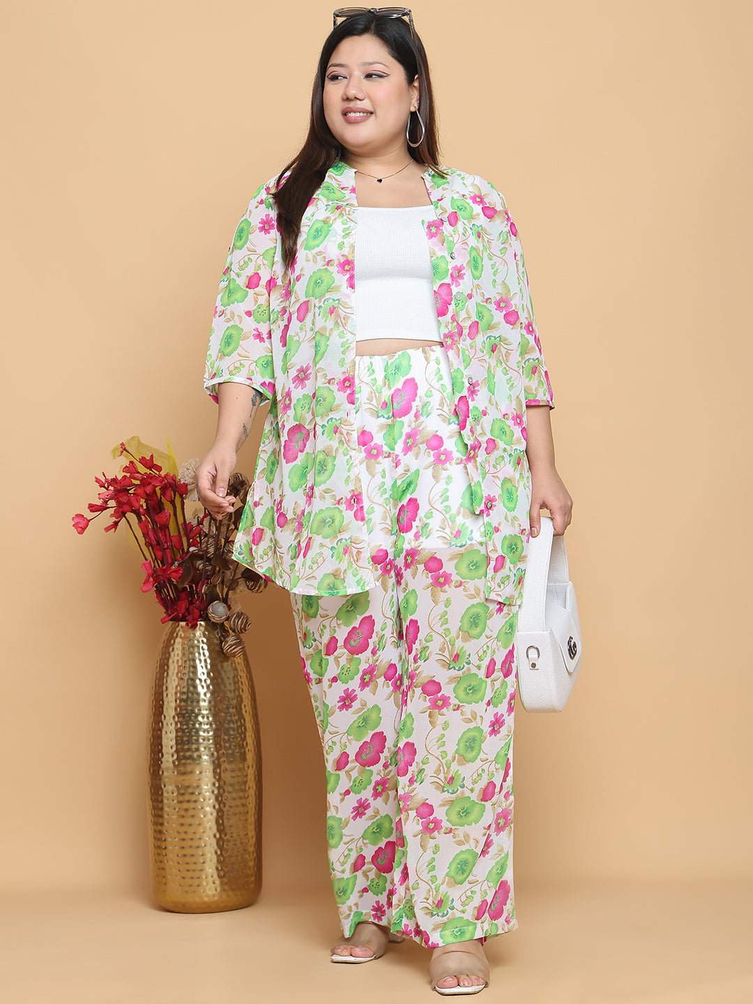 Elegant Plus Size Women Casual Top