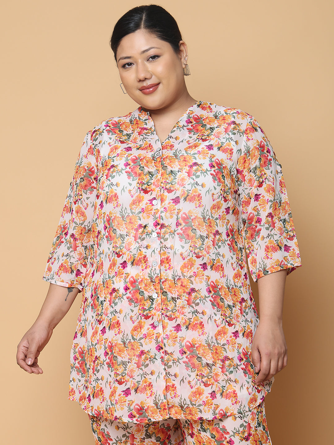 Elegant Plus Size Women Casual Top