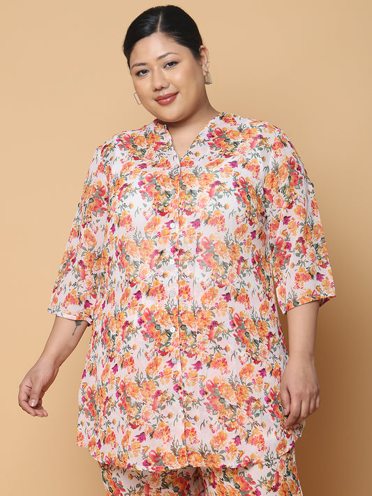 Elegant Plus Size Women Casual Top