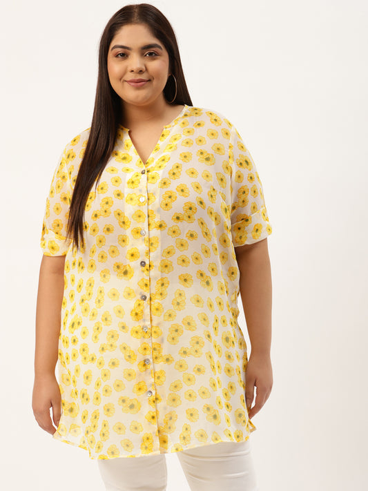 Plus Size Georgette Shirt