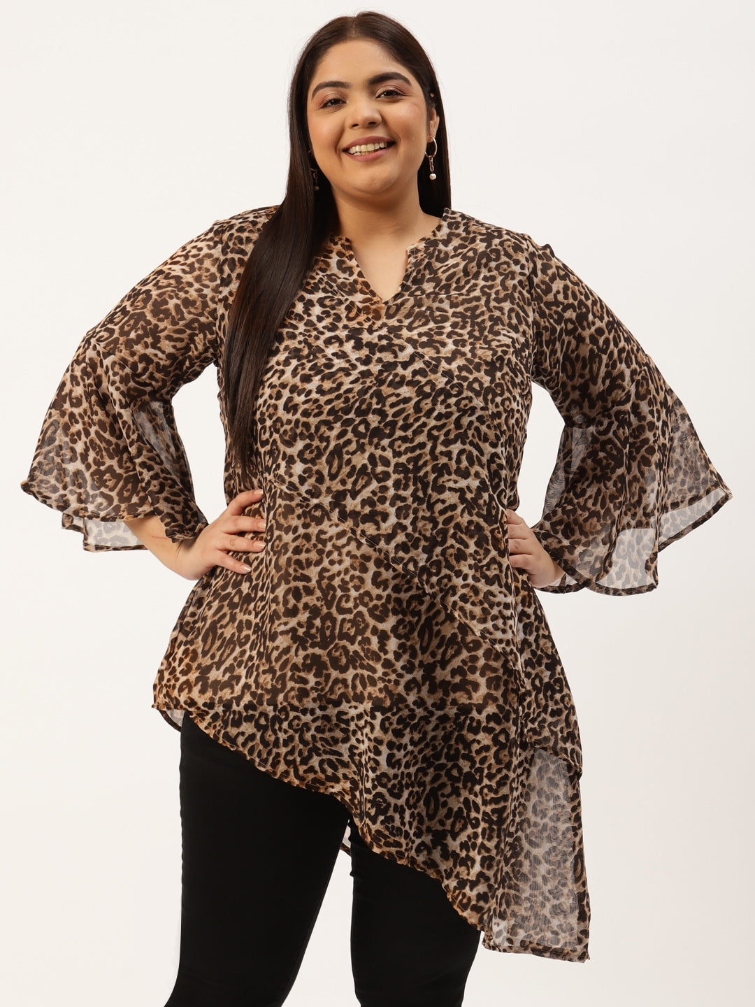 Plus Size Longline Top