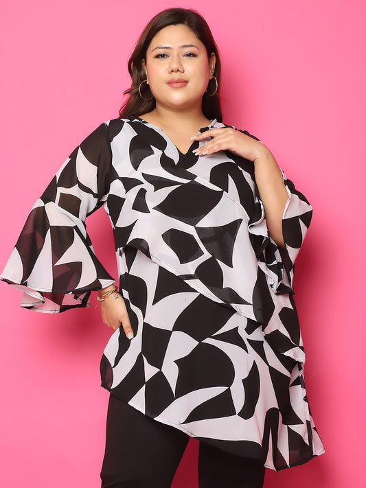 Plus Size Longline Top