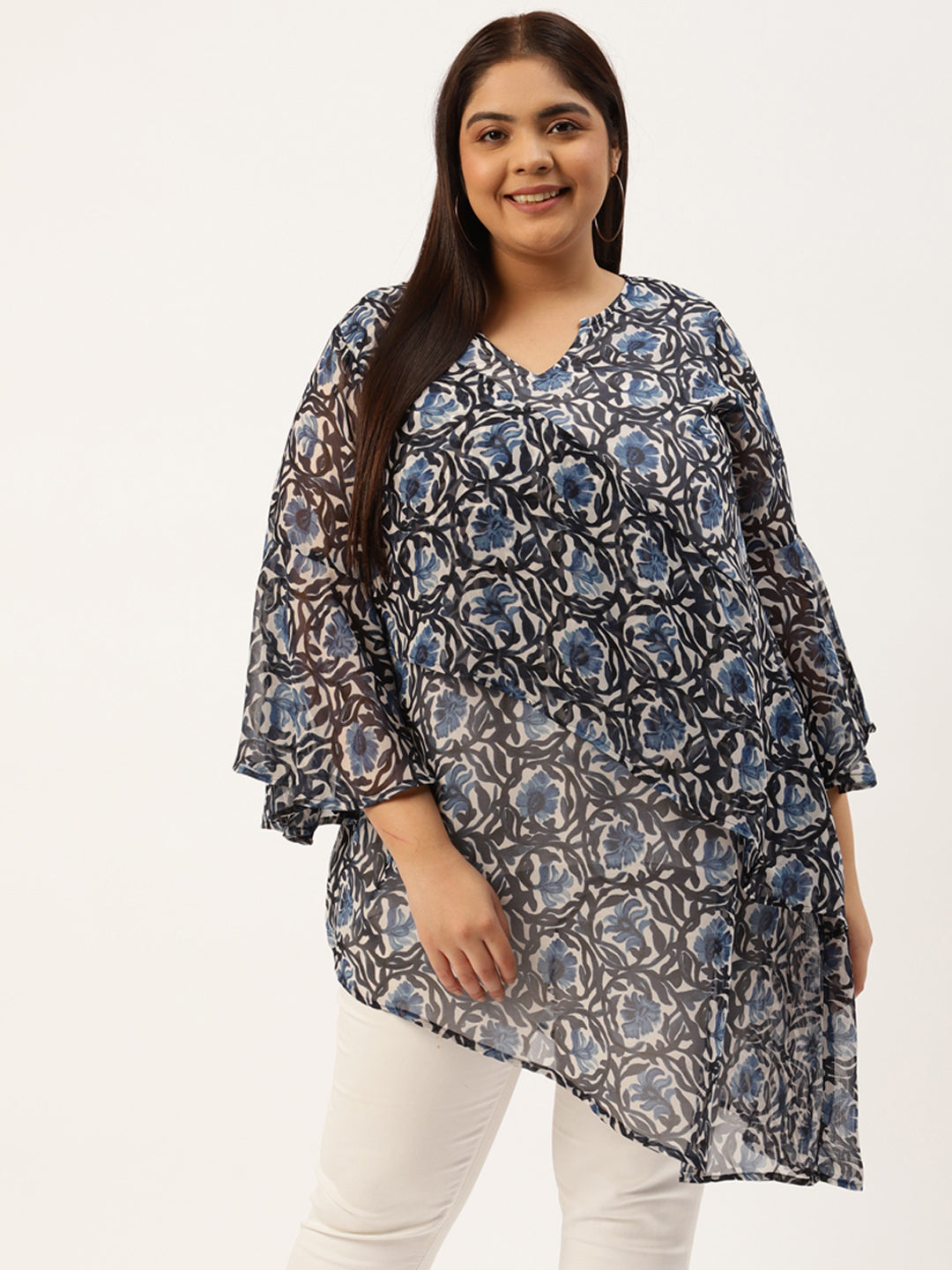 Plus Size Longline Top