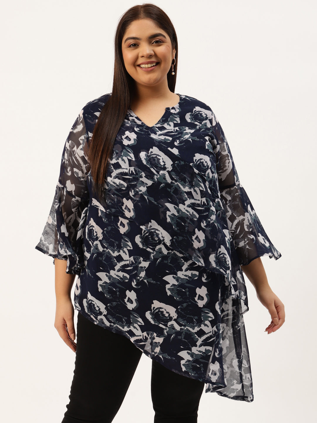 Plus Size Longline Top