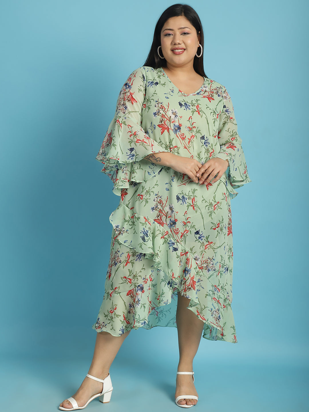 Plus Size A-Line Dress