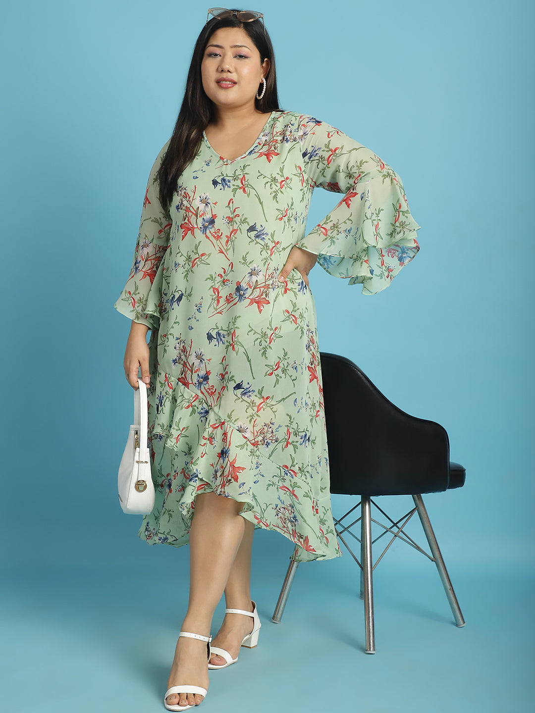 Plus Size A-Line Dress